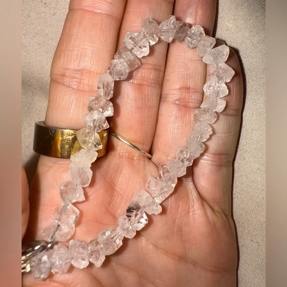 Herkimer Diamond Quartz Bracelet (Adjustable) - Picture 7 of 14